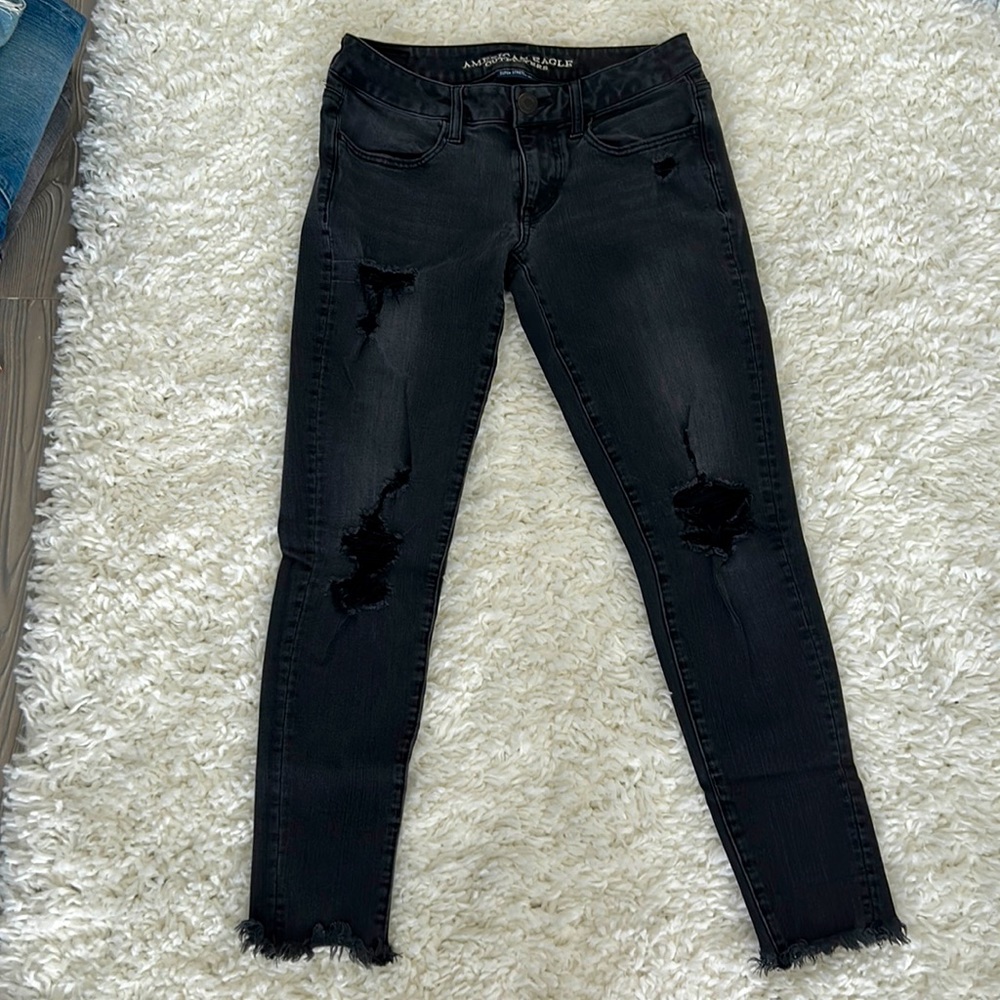 American eagle super low jagging